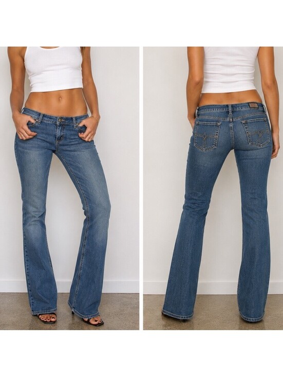 LEI Denim - Vintage Y2K l.e.i. Ashley Low Rise Slim Boot Cut Jeans Women’s Size 13 Cowgirl